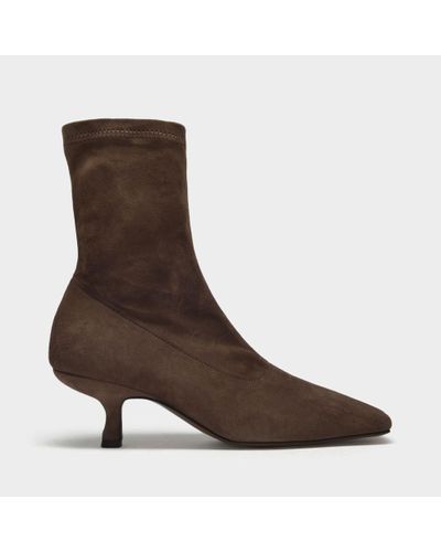 BY FAR Audrey Ankle Boots - Brown