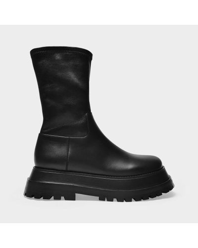 Burberry Lf Hurr Boots - Black