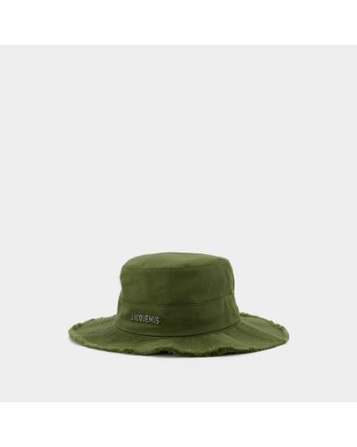 Jacquemus Artichaut Bucket Hat - - Khaki - Cotton - Green