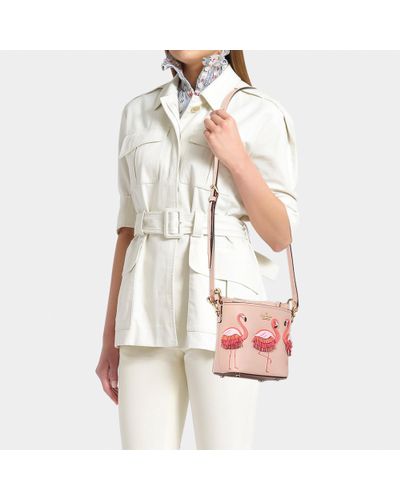 kate spade flamingo pippa bucket bag