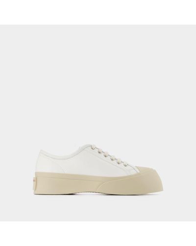 Marni Pablo Lace-up Trainers - Natural