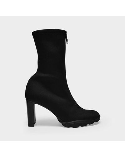 Alexander McQueen Scuba Soft Boots - Black