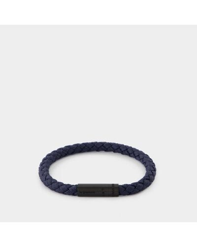 Le Gramme 5g Cable Orlebar Brown Bracelet - Blue