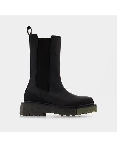 Off-White c/o Virgil Abloh Sponge Sole High Chelsea Boots - Black