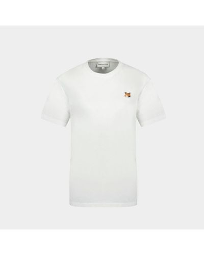Maison Kitsuné Fox Head Patch T-shirt - White