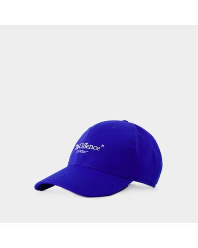 Off-White c/o Virgil Abloh Drill No Offence Hat - Blue