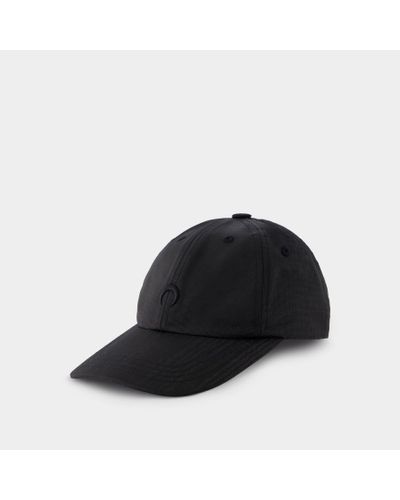 Marine Serre Embroidered Moire Cap - Recycled - Black