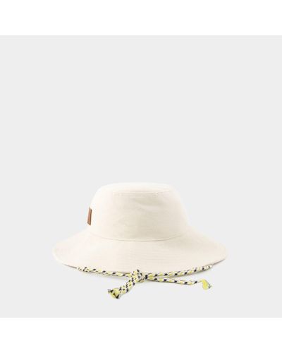 Isabel Marant Fadelya Gd Bucket Hat - White