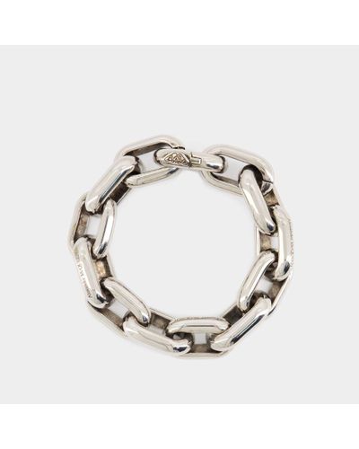 Alexander McQueen Peak Chain Bracelet - Metallic