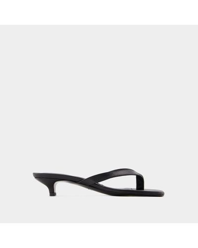 Totême The Flip Flop Sandals - Black
