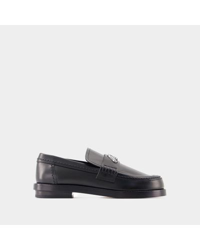 Alexander McQueen Seal Loafers - Black