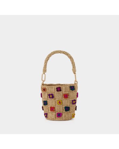 Vanessa Bruno Bucket Holly Mini Bag - - Multi - Leather - Multicolour