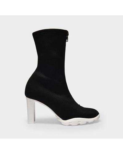 Alexander McQueen Scuba Soft Boots - Black