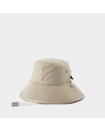 Ami Paris Adc Bucket Hat - Natural