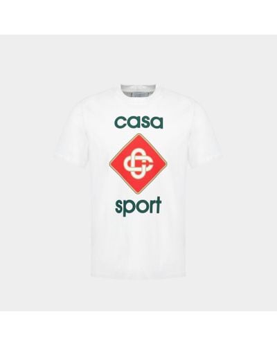 Casablancabrand Casa Sport T-shirt - - White - Cotton
