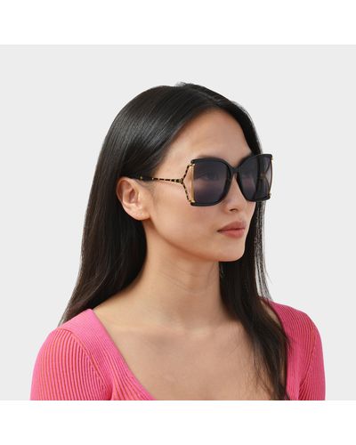 Gucci GG0592S 002 Women's Sunglasses Black | Lyst