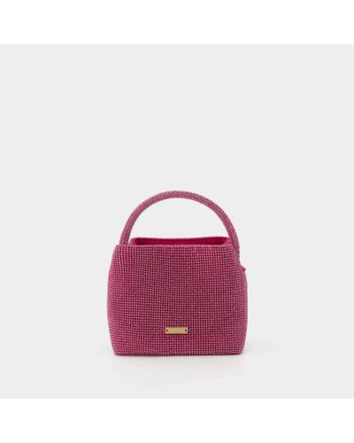 Cult Gaia Solene Mini Handbag - - Pink - Strass - Purple