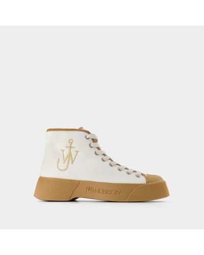 JW Anderson High Trainers - Natural