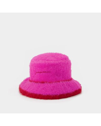 Jacquemus Le Bob Neve Bucket Hat - Pink