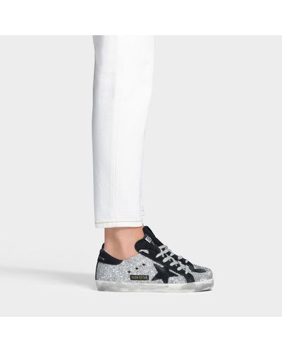 superstar gris paillette