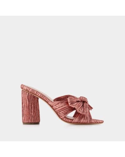 Loeffler Randall Penny Sandals - - Pink - Leather