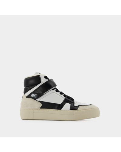 Ami Paris High-top Adc Trainers - Brown