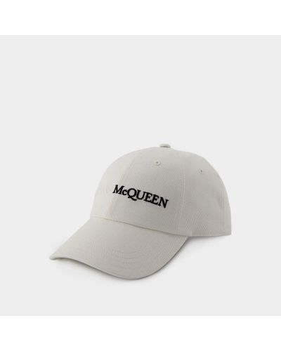 Alexander McQueen Classic Logo Bic Cap - Grey