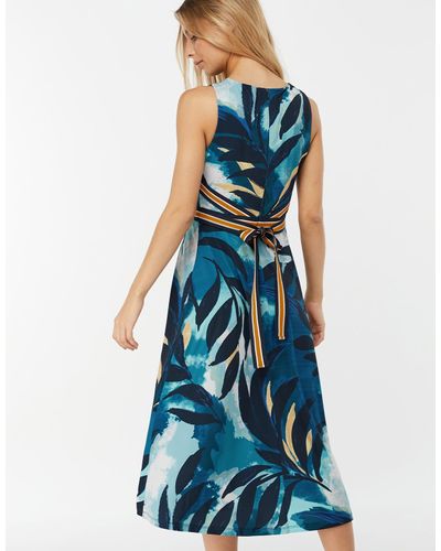 Amarelle print midi dress discount