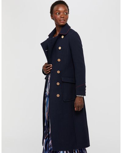 monsoon navy coat