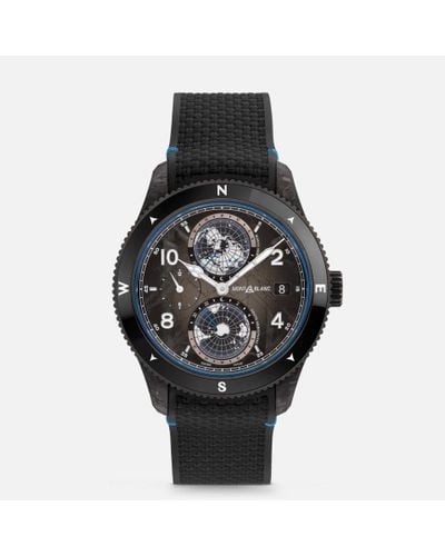 Montblanc 1858 Geosphere Carbo2 0 Oxygen Limited Edition - 1969 Pieces - Wrist Watches - Black