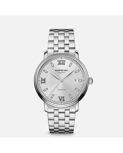 Montblanc Tradition Automatic Date 40 Mm - Metallic