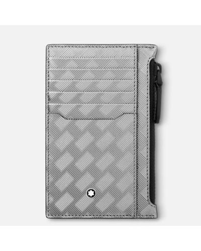 Montblanc Extreme 3.0 Card Holder 8cc With Zippered Pocket - Card Cases - Gray