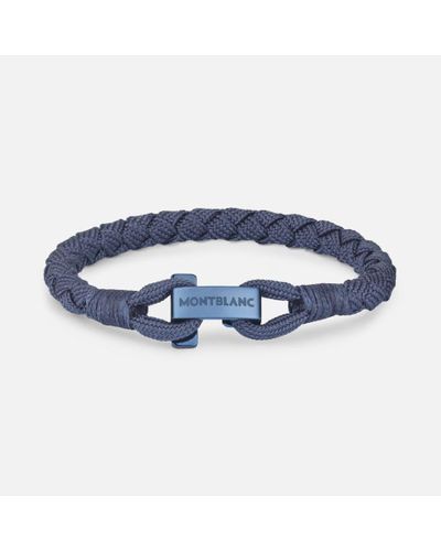 Montblanc Nylon Bracelet Meisterstück Glacier Collection - Blue