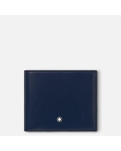 Montblanc Meisterstück Wallet 4cc Coin Case - Credit Card Wallets - Blue