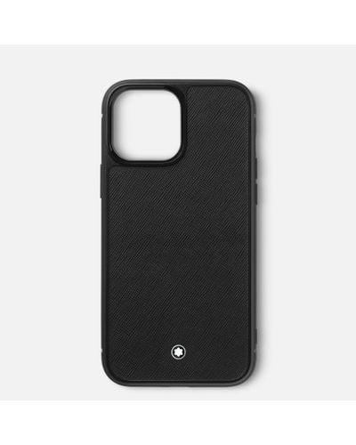 Montblanc Sartorial Hard Phone Case For Apple Iphone 14 Pro Max - Black