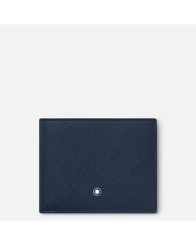 Montblanc Sartorial Wallet 6cc - Credit Card Wallets - Blue