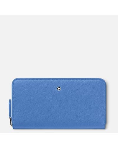 Montblanc Sartorial Wallet 12cc Zip Around - Wallets - Blue