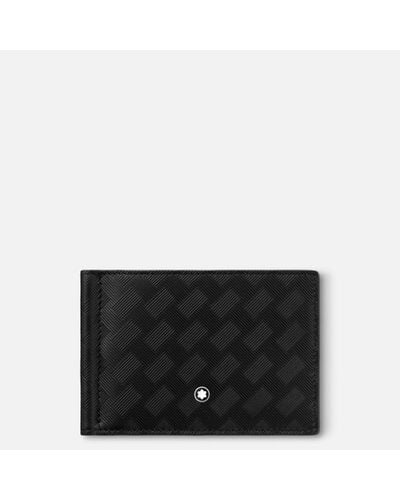 Montblanc Extreme 3.0 Wallet 6cc With Money Clip - Credit Card Wallets - Black