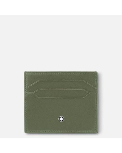 Montblanc Meisterstück Card Holder 6cc - Card Cases - Green