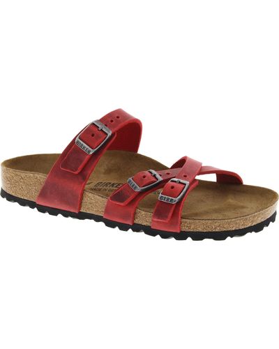 franca birkenstock red