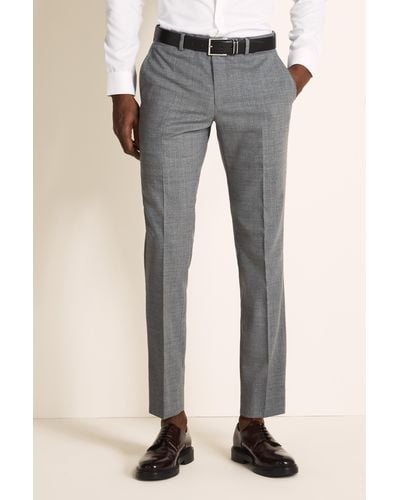 DKNY Slim Fit Grey Trousers