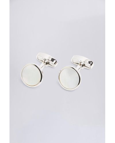 Moss Mother Of Pearl Cufflinks - Natural