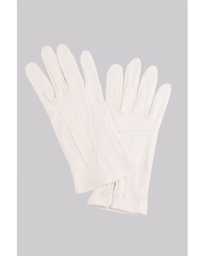 Moss White Dress Gloves