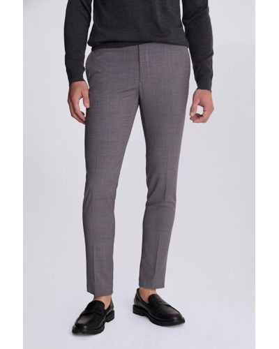 DKNY Slim Fit Performance Trousers - Grey