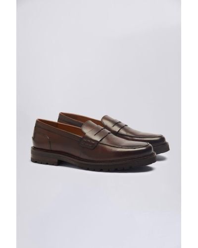 Moss Camden Chestnut Chunky Loafers - Brown