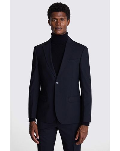 DKNY Slim Fit Suit Jacket - Blue
