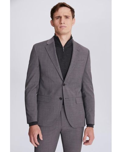 DKNY Slim Fit Performance Suit Jacket - Grey