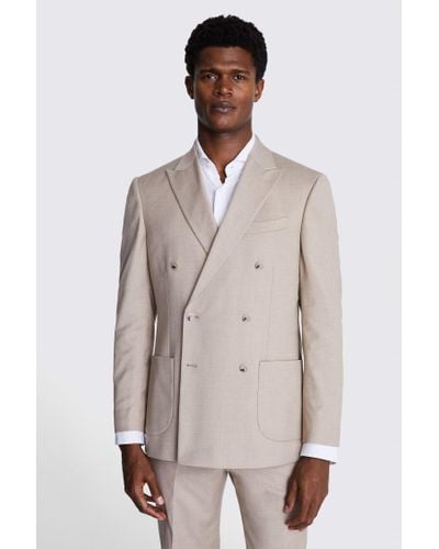 Moss Tailored Fit Blonde Camel Suit Jacket - Natural