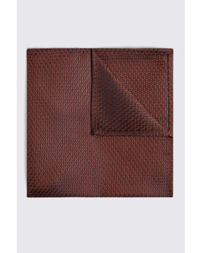 Moss Rust Textured Pocket Square