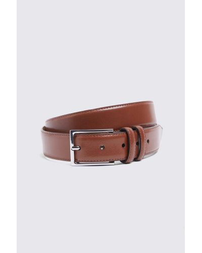 Moss Classic Leather Belt - Brown